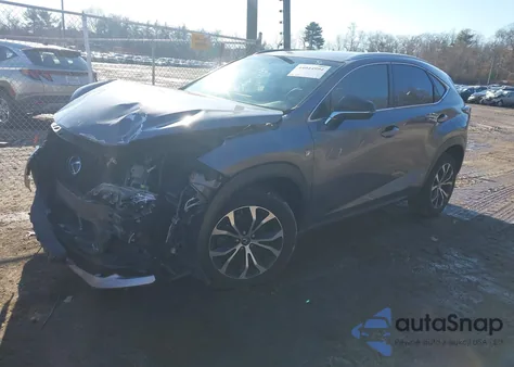 2015 Lexus Nx 200T F Sport z USA, uszkodzony, nr VIN JTJBARBZ3F2013163